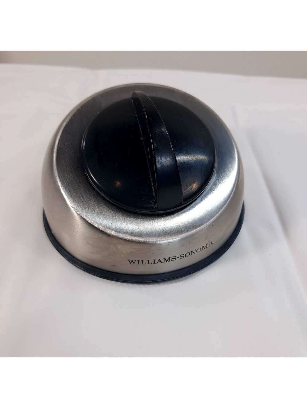 WILLIAMS-SONOMA KITCHEN TIMER STAINLESS STEEL 60 MINUTE missing numbers READ